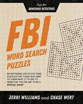 portada Fbi Word Search Puzzles: Fun for Armchair Detectives (en Inglés)