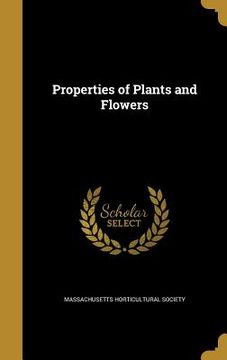 portada Properties of Plants and Flowers