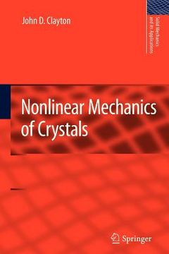 portada nonlinear mechanics of crystals (en Inglés)