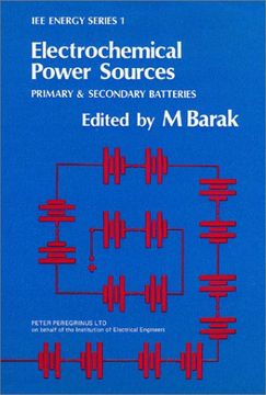 portada Electrochemical Power Sources: Primary and Secondary Batteries (Energy Engineering) (en Inglés)