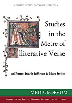 portada Studies in the Metre of Alliterative Verse (Medium Aevum Monographs)