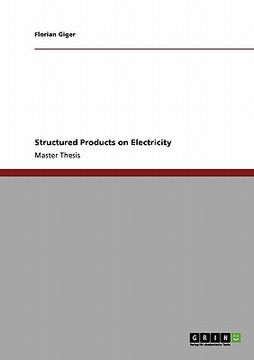 portada structured products on electricity (en Inglés)