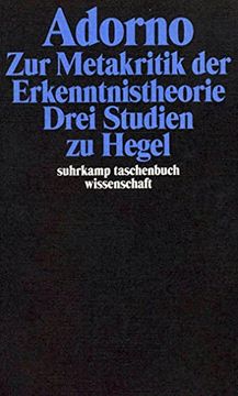 portada Zur Metakritik der Erkenntnistheorie. Drei Studien zu Hegel. (en Alemán)