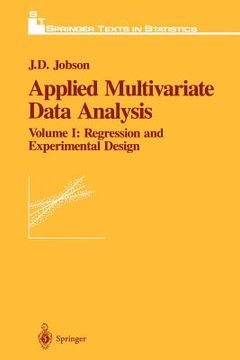 portada applied multivariate data analysis: regression and experimental design (en Inglés)