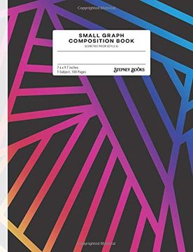 portada Small Graph Composition Book: Geometric Prism (Style a) (Geometric Prism-A) (in English)