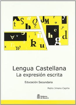 portada Lengua castellana. la expresion escrita. educacion secundaria