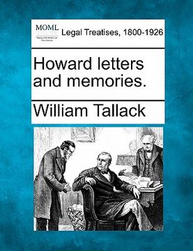 portada howard letters and memories. (in English)