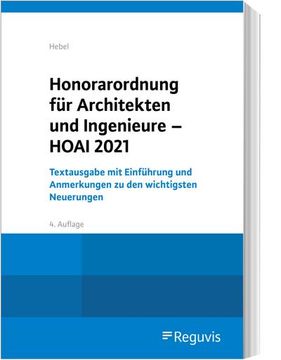 portada Honorarordnung für Architekten und Ingenieure - Hoai 2021 (en Alemán)