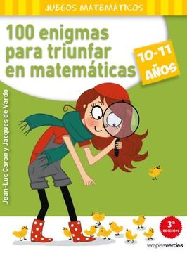 portada 100 Enigmas Para Triunfar en Matemáticas (10-11 Años) (Terapias Juegos Didácticos)