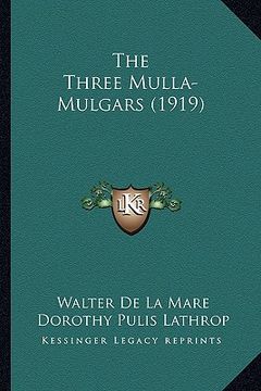 portada the three mulla-mulgars (1919)