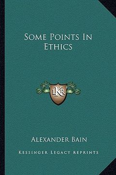 portada some points in ethics (en Inglés)