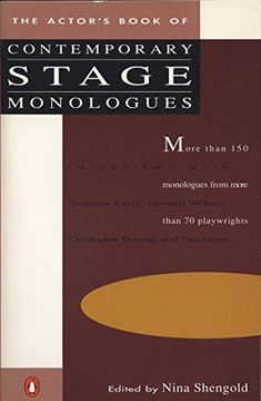 portada The Actor's Book of Contemporary Stage Monologues (en Inglés)