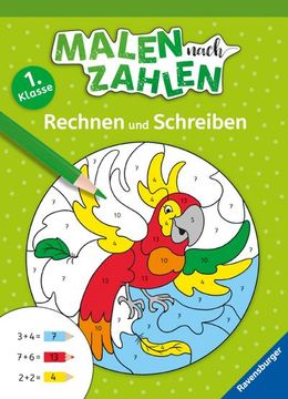 portada Malen Nach Zahlen, 1. Kl. Rechnen und Schreiben (en Alemán)
