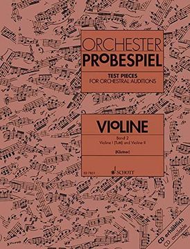 portada Orchester Probespiel 2 Violon (en Inglés)