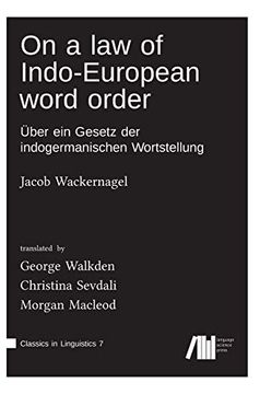 portada On a law of Indo-European Word Order 