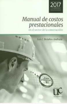 portada Manual de Costos Prestacionales en el Sector de la Construccion 