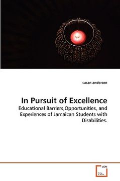 portada in pursuit of excellence (en Inglés)