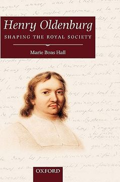 portada henry oldenburg: shaping the royal society (in English)