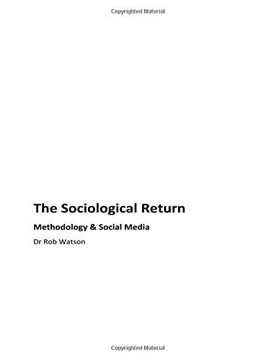 portada The Sociological Return: Methodology and Social Media (en Inglés)