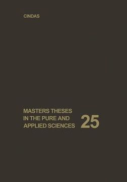 portada Masters Theses in the Pure and Applied Sciences: Accepted by Colleges and Universities of the United States and Canada (in English)