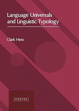 portada Language Universals and Linguistic Typology (en Inglés)