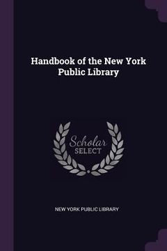 portada Handbook of the New York Public Library (en Inglés)
