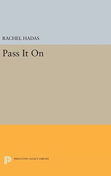 portada Pass it on (Princeton Series of Contemporary Poets) (en Inglés)
