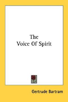 portada the voice of spirit (in English)