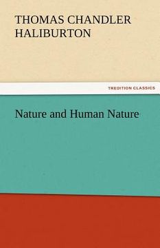 portada nature and human nature (in English)
