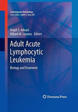 portada Adult Acute Lymphocytic Leukemia: Biology and Treatment (Contemporary Hematology) (en Inglés)