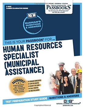 portada Human Resources Specialist (Municipal Assistance) 