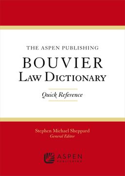 portada wolters kluwer bouvier law dictionary (in English)