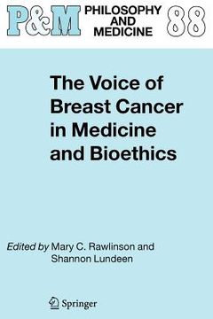 portada the voice of breast cancer in medicine and bioethics (en Inglés)