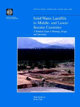 portada solid waste landfills in middle- and lower-income countries: a technical guide to planning, design, and operation