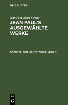 portada Aus Jean Paul's Leben (en Alemán)