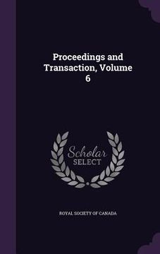 portada Proceedings and Transaction, Volume 6