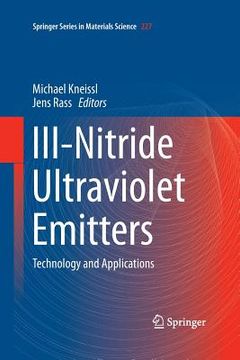 portada III-Nitride Ultraviolet Emitters: Technology and Applications (en Inglés)