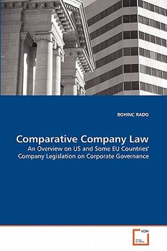 portada comparative company law (en Inglés)
