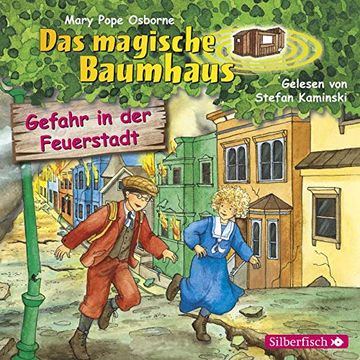 portada Gefahr in der Feuerstadt: 1 cd (Das Magische Baumhaus, Band 21) (en Alemán)