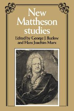 portada new mattheson studies (en Inglés)