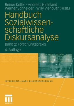 portada Handbuch Sozialwissenschaftliche Diskursanalyse: Band 2: Forschungspraxis (Interdisziplinäre Diskursforschung) (Volume 2) (German Edition)