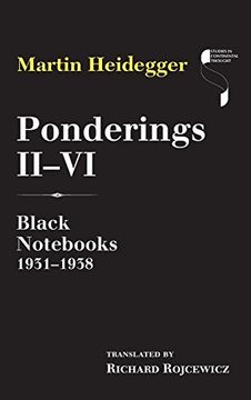 portada Ponderings II–VI: Black Nots 1931–1938 (Studies in Continental Thought)