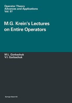 portada M.G. Krein's Lectures on Entire Operators (en Inglés)