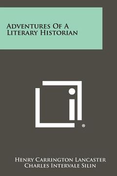 portada adventures of a literary historian (in English)