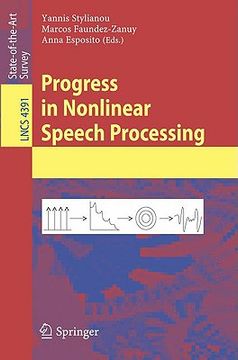 portada progress in nonlinear speech processing (en Inglés)