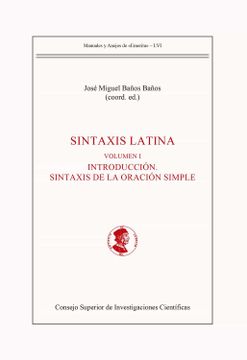 portada Sintaxis Latina ( Vol. 1 )