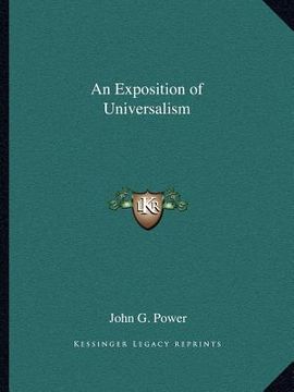 portada an exposition of universalism (en Inglés)