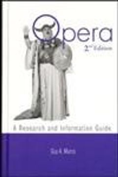 portada Opera: A Research and Information Guide (Routledge Music Bibliographies) (en Inglés)