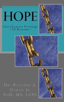 portada Hope: Our Greatest Privilege (in English)