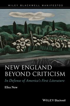 portada New England Beyond Criticism: In Defense Of America`S First Literature